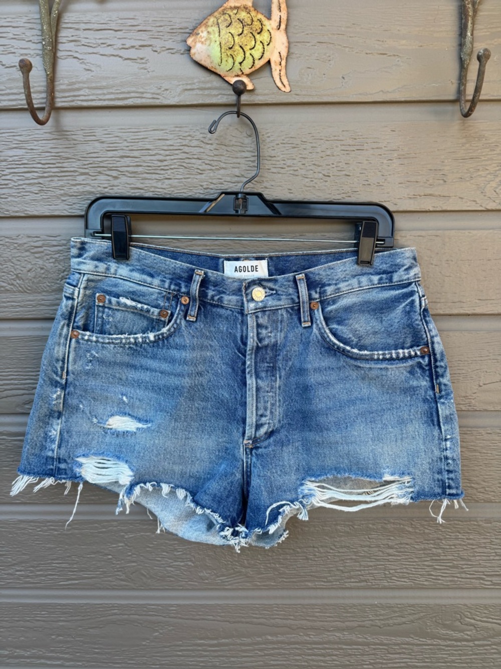 Agolde Parker Cut Off Shorts A026-1371